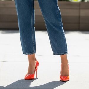 Aldo Vibrant Pink Patent Heels